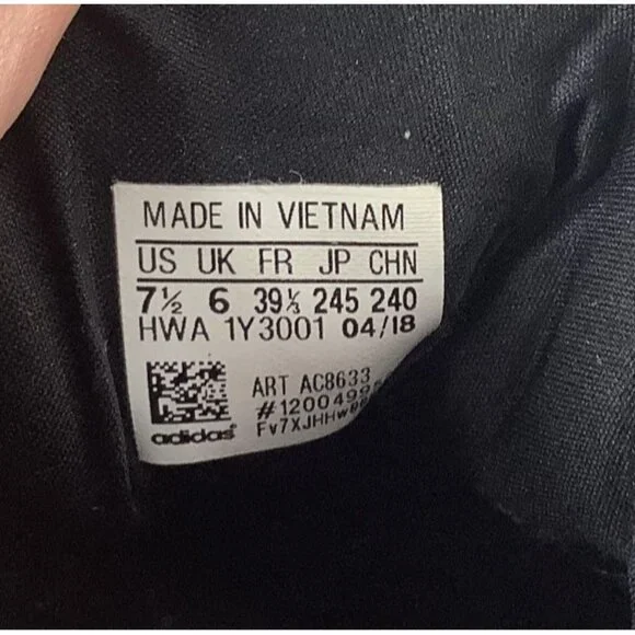 Adidas Men's Alphabounce Beyond Core Black White Running Shoes Lace up Size 7.5 - Picture 5 of 8